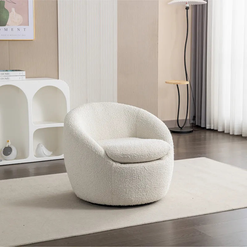 Fauteuil club moderne pivotant Winnie de Roundhill Furniture