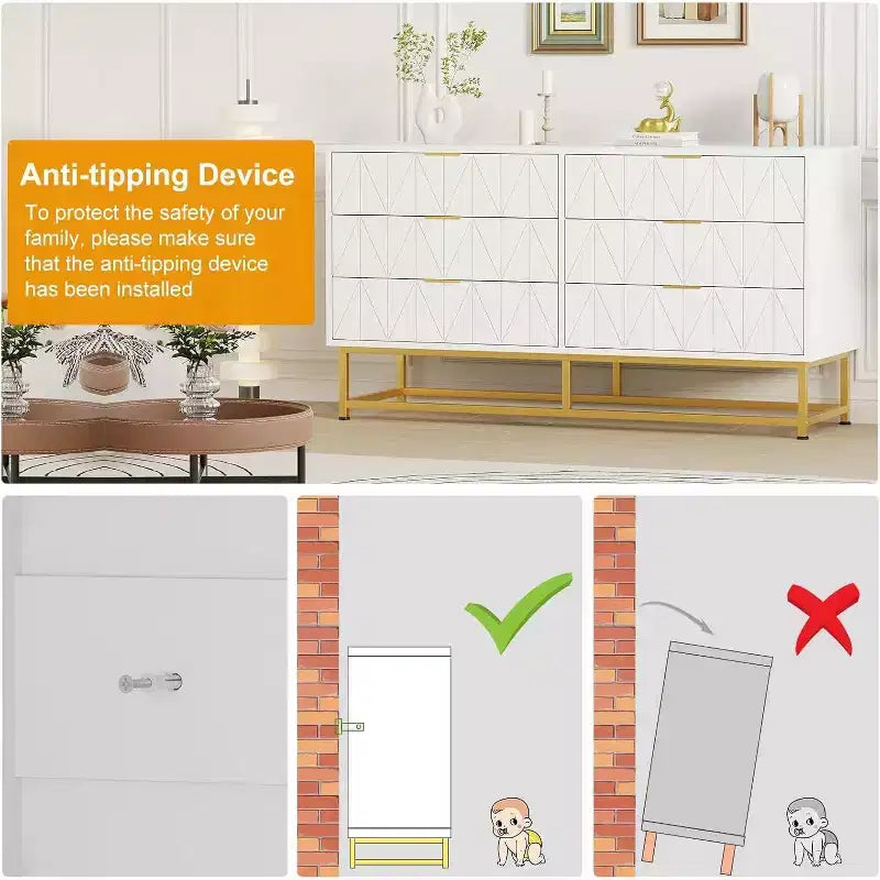 Acekool Commode en tissu à 6 tiroirs, petite commode de rangement avec plateau en bois, table de chevet moderne et organisateur de vêtements pour chambre à coucher, placard, salon