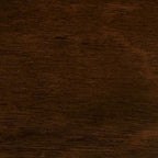 Lit traîneau Queen Gage Traditional, cadre en bois, finition cerise riche marron