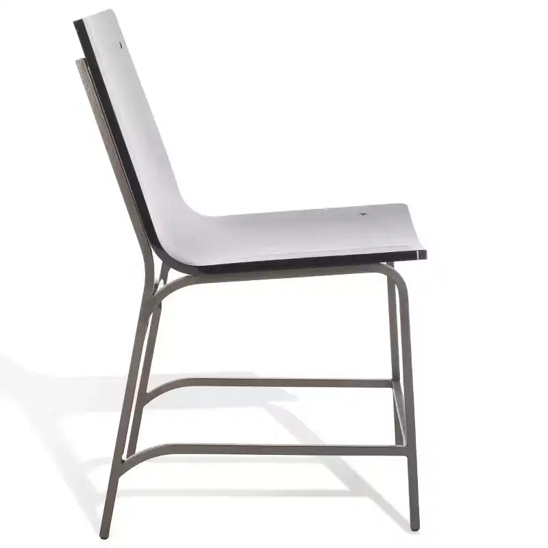 Chaise de salle à manger en acrylique Bryant (Lot de 2) - SFV2566 - Gris fumé/Bronze canon - Safavieh Couture
