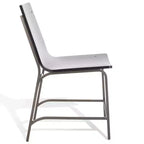 Chaise de salle à manger en acrylique Bryant (Lot de 2) - SFV2566 - Gris fumé/Bronze canon - Safavieh Couture