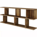 Lantine Table console à 3 niveaux extra-longue de 71 po derrière le canapé