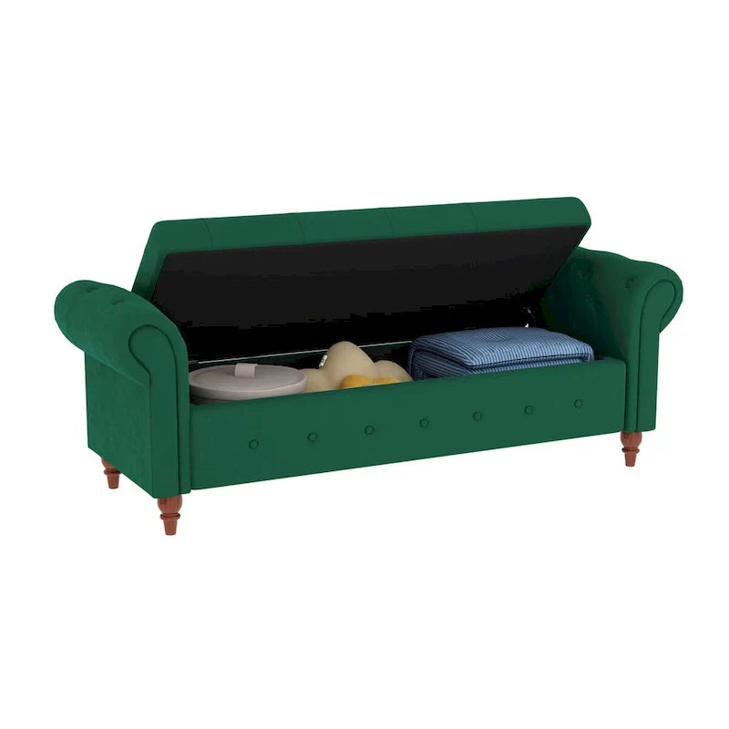 Banc ottoman avec rangement