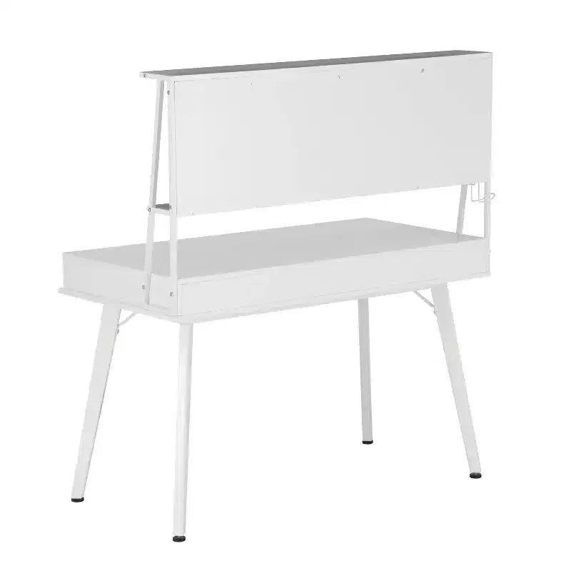 Bureau informatique avec rangement, huche et tableau magnétique - Techni Mobili