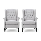 Fauteuils inclinables en tissu touffeté Walter (lot de 2) par Christopher Knight Home