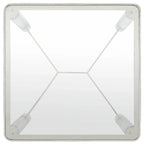 Table d'appoint en acrylique - 50,8 cm (L) x 50,8 cm (P) x 61 cm (H)