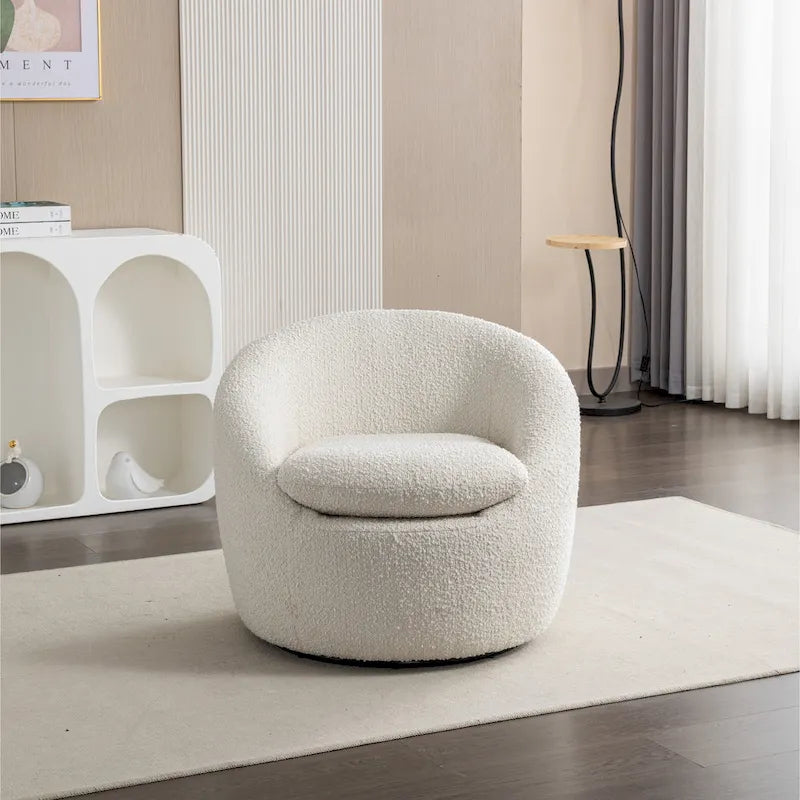 Fauteuil club moderne pivotant Winnie de Roundhill Furniture